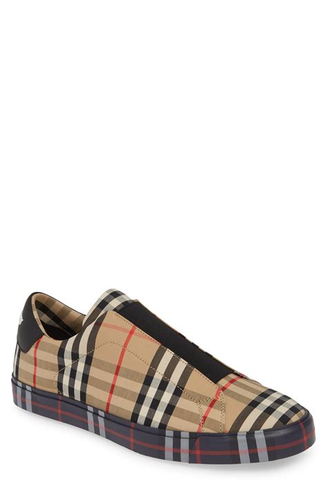 burberry slip on mens|Burberry slip on sneakers sale.